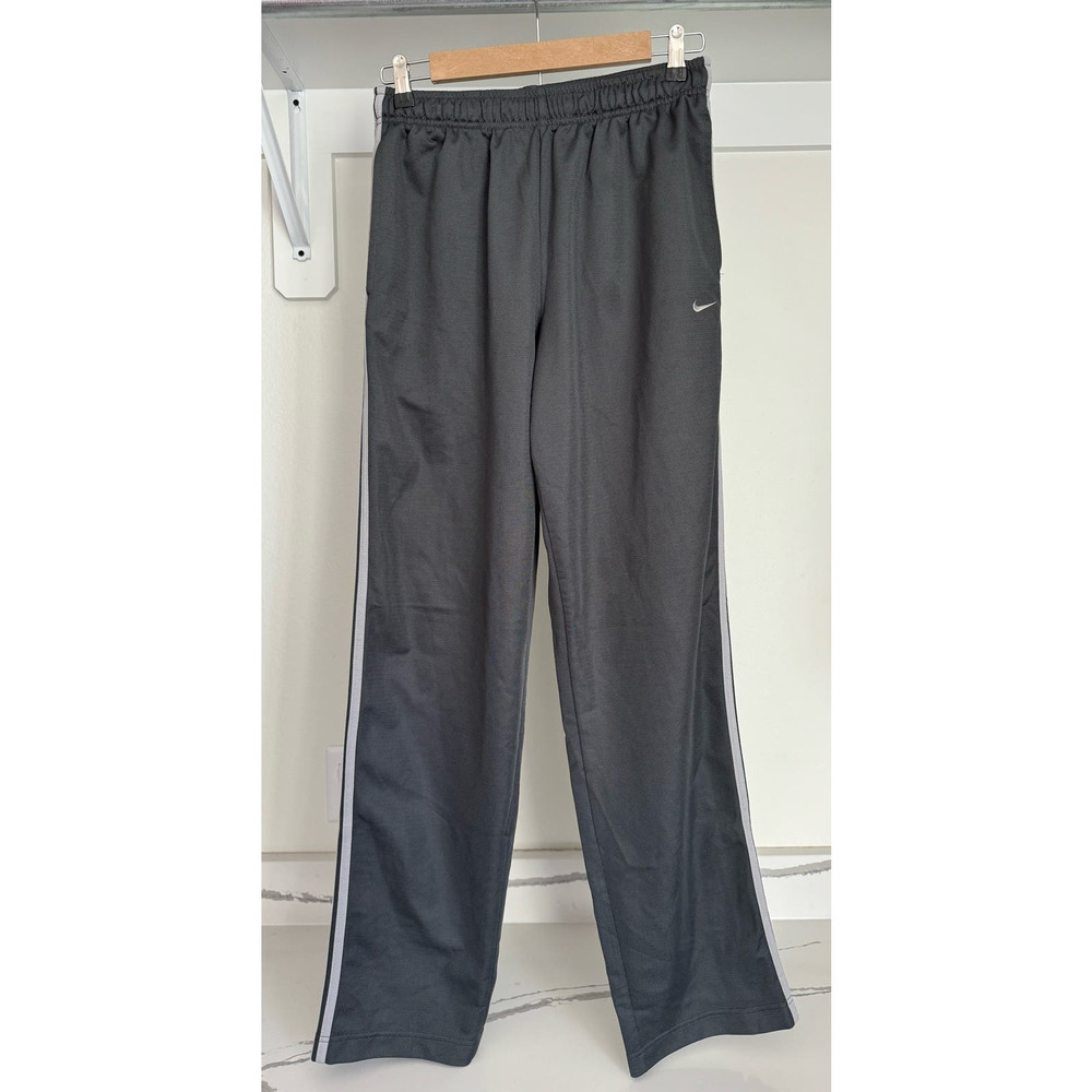 Vintage Nike Men's Track Pants Grey Size Large Grey Tag Y2K